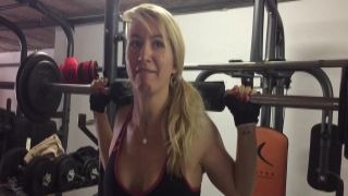 ElisaDreams Doing My Workout Half Nude