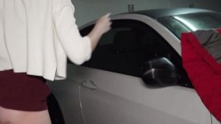 German skinny amateur teen fuck in public garage