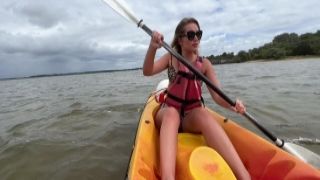 Marine Rossi Explorer Kayak Dildo Masturbate