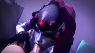 Overwatch Widowmaker with Big Bubble Ass Brutal Fucks in Every Hole