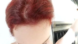 Tattooed redhead teen gets anal fucked