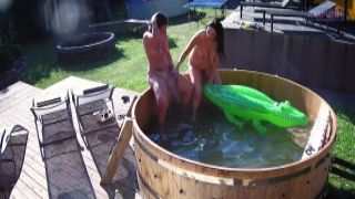 Teens Party Hard With Toys In Hot Tub 