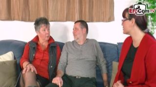 German mature married couple bbw try threeome at castin