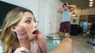 Babe cant wait for bf and blows stepdad