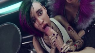 Cyberpunk sex and blowjob sessions