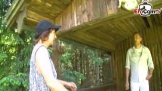 German housewife amateur outdoor threesome FFM