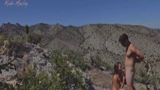 Blowjob On Mountain Top While Hiking